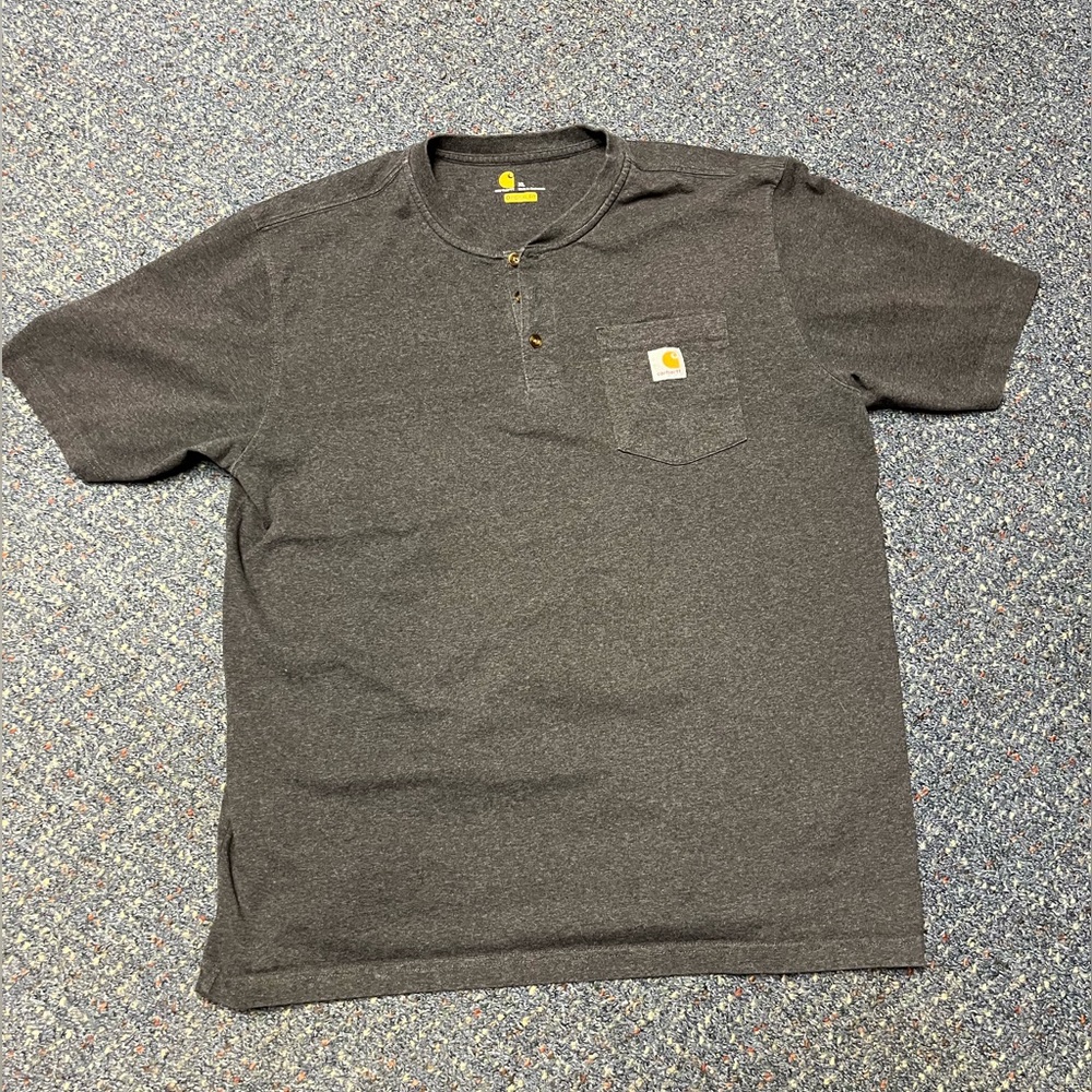 Carhartt 1/4 button up shirt